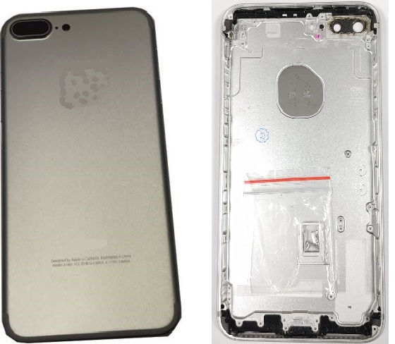 Carcasa Trasera Para Apple Iphone 7 Plus Plata - Imagen 1 de 1