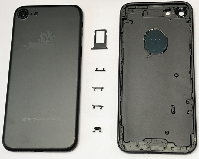 Carcasa Trasera Para Apple Iphone 7 Negra - Imagen 1 de 1