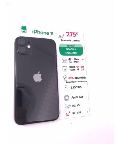 iPhone 11 64GB - Negro - 237269