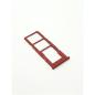 Bandeja SIM Para Samsung Galaxy A12 SM-A125F Rojo