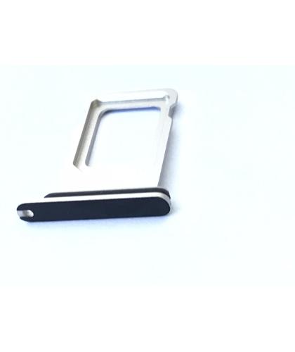 Bandeja SIM Para Apple iPhone 11 Plata / Negro
