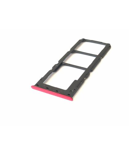 Bandeja SIM Para Oppo A91 Roja