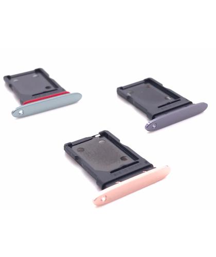 Bandeja SIM Para Oppo Find X2 Plata