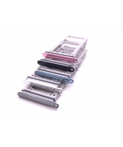 Bandeja SIM Para Samsung Galaxy S20+ Plus 5G G986F Galaxy S20 5G 981F Plata