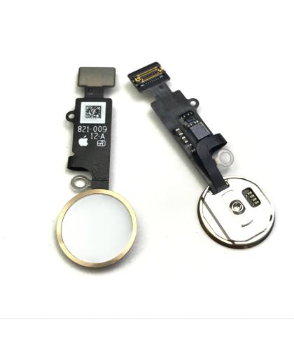 Boton Home Para Apple iPhone 8 Blanco dorado
