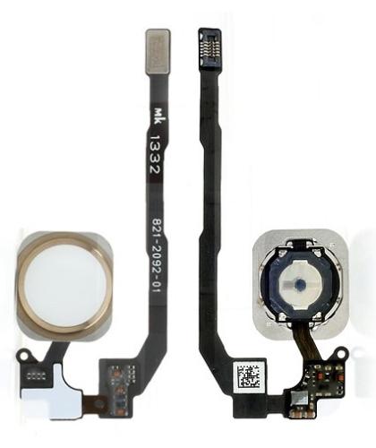Flex Boton Home Para Apple iPhone 5S Dorado Oro