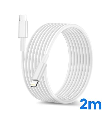 Cable Tipo C A TIPO C  2 Metro Blanco Original Apple (Para iPhone, iPad y Macbook) MLL82ZM/A