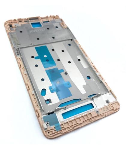 Carcasa Intermedia Para Xiaomi Redmi Note 3 Dorado Oro