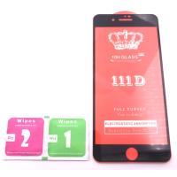 Cristal Templado Full Glue Iphone 7 Plus 8 Plus Negro 192361 TP202