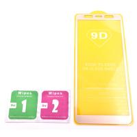 Cristal Templado Full Glue Samsung Galaxy A7 2018 A750 Dorado