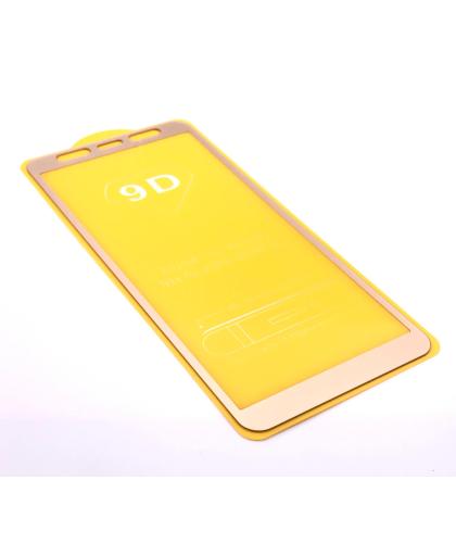 Cristal Templado Full Glue Samsung Galaxy A7 2018 A750 Dorado