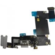 Flex + conector Dock Carga + Auricular Para Apple iPhone 6s Plus Plata