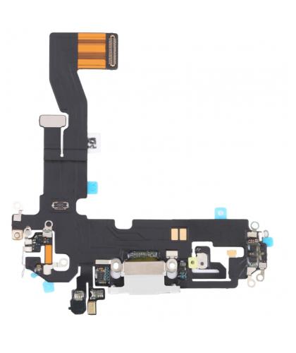 Flex + conector Dock Carga Para Apple iPhone 12 - 12 Pro Blanco