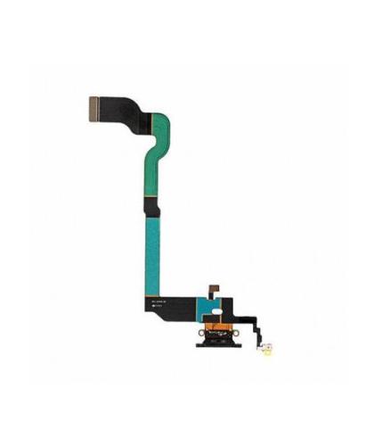 Flex + conector Dock Carga Para Apple iPhone X Negro
