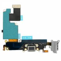 Flex Conector Carga Para Apple iPhone 6 Plus Plata