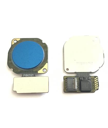 Lector Huella Para Huawei P Smart Plus Azul