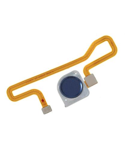 Lector Huella Para Huawei Y6 2018 Azul