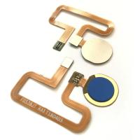 Lector Huella Para Huawei Y7 2018 Azul