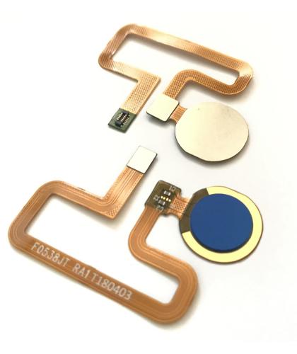 Lector Huella Para Huawei Y7 2018 Azul