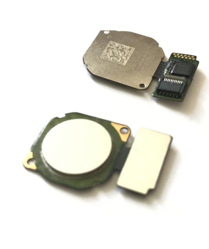 Lector Huella Para Huawei Y7 Dorado Oro