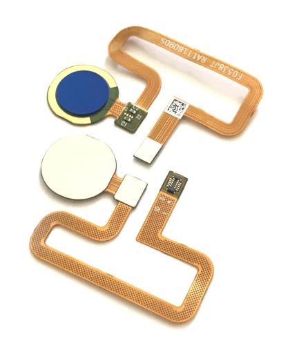 Lector Huella Para Huawei Y7 Prime 2018 Azul