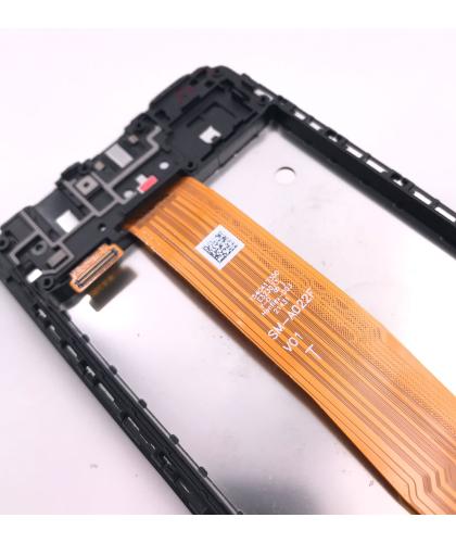 Pantalla Display Original Con Marco Samsung A02 Sm A022 Negro / Black