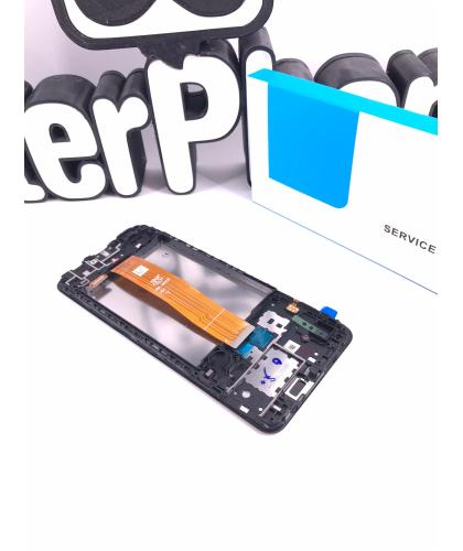 Pantalla Display Original Con Marco Samsung A02 Sm A022 Negro / Black