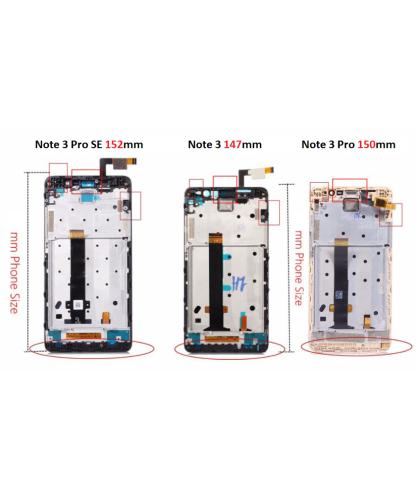 Pantalla Completa Display Lcd + Tactil Para Xiaomi Redmi Note 3 Blanca
