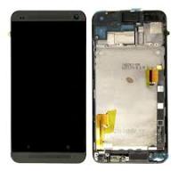 Pantalla Completa Display Lcd + Tactil + Marco Para HTC One M7 Negra