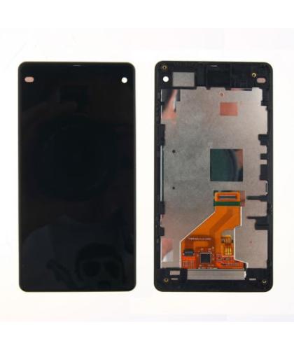 Pantalla Completa Display Lcd + Tactil + Marco Para Sony Xperia Z1 Compact D5503 Negra