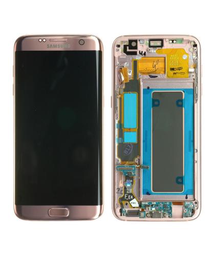Pantalla Original ( 1 A 3 Dias ) Completa Display Samsung Galaxy S7 Edge G935 Rose Gold GH97-18533E 18594E 18767E