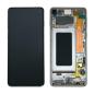 Pantalla Samsung Galaxy S10 G973 Prism Silver/White Original Service Pack GH82-18850G/18835G