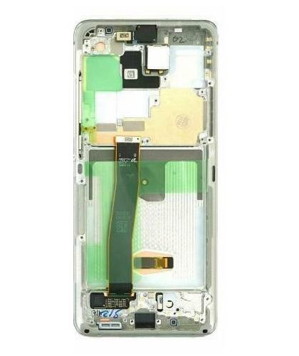 Pantalla Original Samsung Galaxy S20 Ultra 5G Sm-G988 Gh82-26032C 26033C Blanco White Sin C?Mara