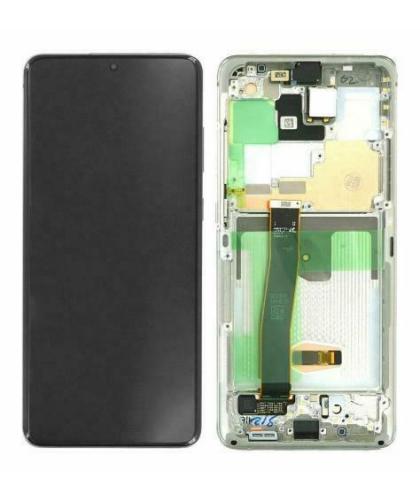 Pantalla Original Samsung Galaxy S20 Ultra 5G Sm-G988 Gh82-26032C 26033C Blanco White Sin C?Mara