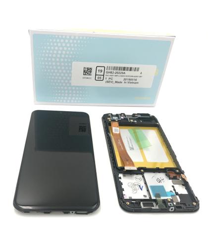 Pantalla Original ( 1 a 3 dias ) Completa Display Samsung Galaxy A20e A202F Negro GH82-20186A