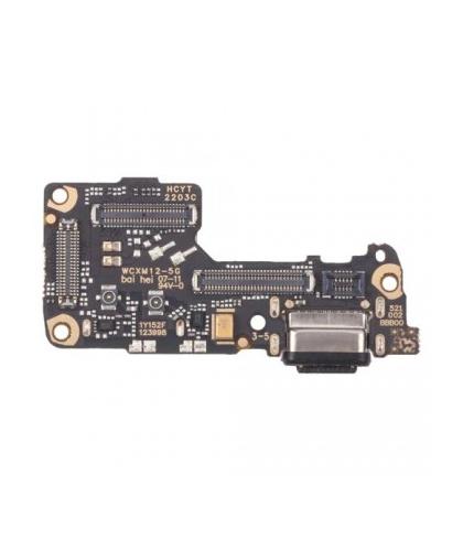 Placa + conector Dock Carga Para Xiaomi 12