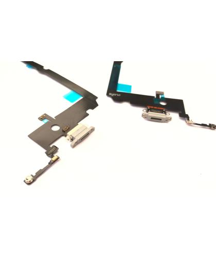Placa + conector Dock Carga Para Apple iPhone XS Max Blanco