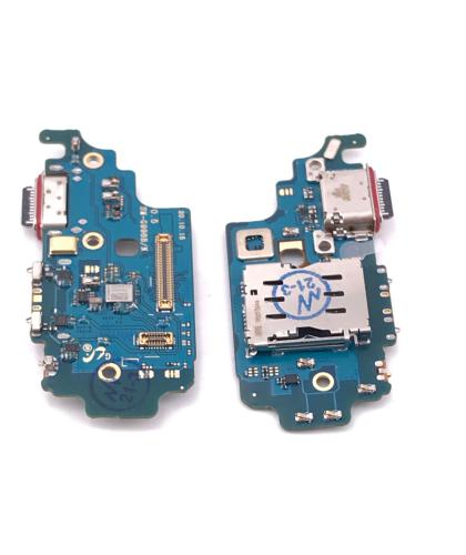 Placa + conector Dock Carga 48 h Para Samsung Galaxy S21 Ultra SM-G998