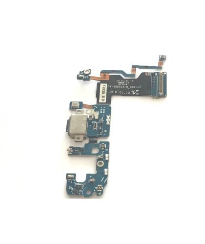 Placa + conector Dock Carga Para Samsung Galaxy S9 Plus G965F rev 2017