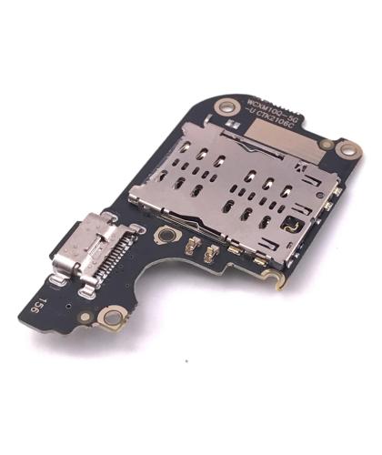 Placa + conector Dock Carga Para Xiaomi Mi 10 Lite