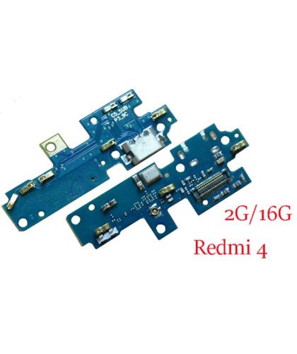 Placa + conector Dock Carga Para Xiaomi Redmi 4