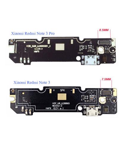 Placa + conector Dock Carga Para Xiaomi Redmi Note 3 Pro