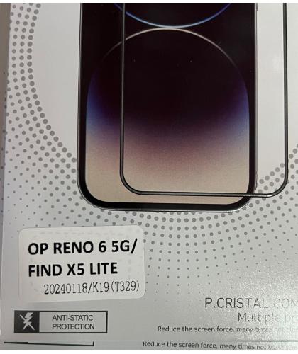 Cristal Templado Oppo Find X5 Lite / Find X3 Lite / Reno 6 5g TP011