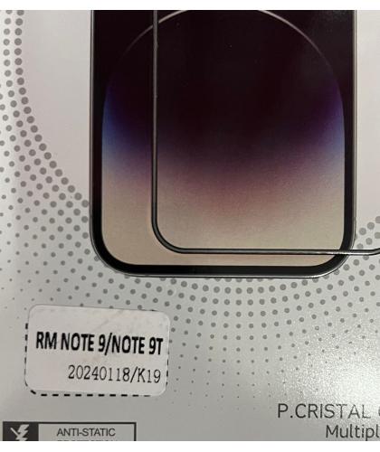 Cristal Templado Xiaomi Redmi Note 9 / Note 9T TP128