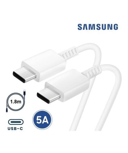 Cable Tipo C A Tipo C 5A1.8 Metro Blanco Original Samsung Ep-Dx510Jwe  Acc010