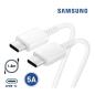 Cable Tipo C A Tipo C 5A1.8 Metro Blanco Original Samsung Ep-Dx510Jwe  Acc010